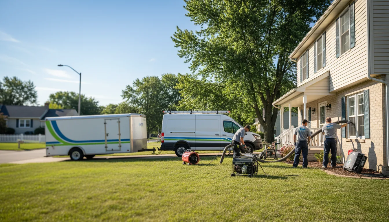 Flooded Basement Restoration And Cleanup With Repair in Udell, IA near me